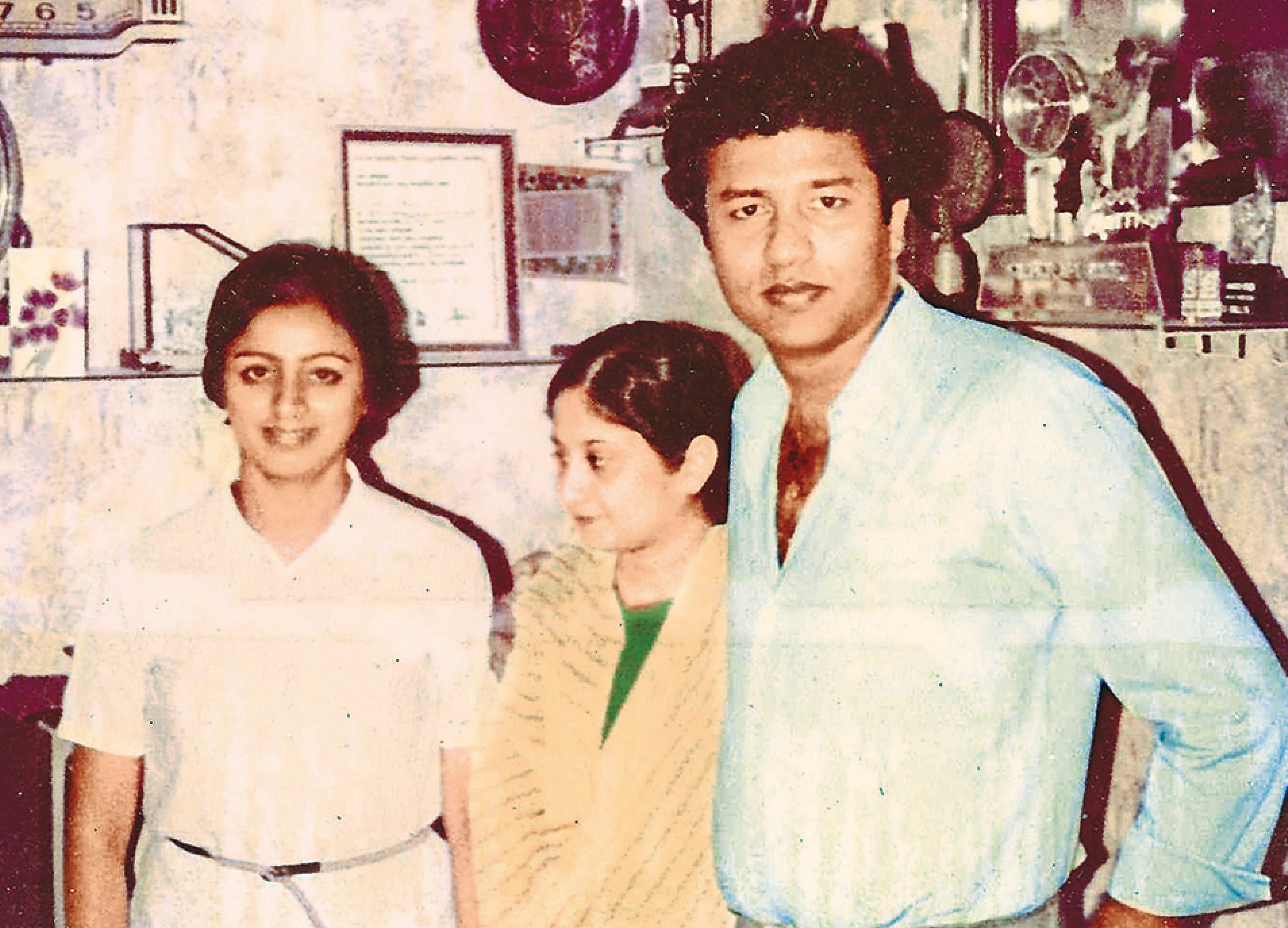 Anu with his college sweetheart Anju, whom he married when he was 22 Anu with his college sweetheart Anju, whom he married when he was 22