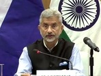 External Affairs Minister Dr. S Jaishankar addresses while issuing the joint statement with his Russian counterpart Sergey Lavrov in New Delhi on Tuesday. (ANI Photo) External Affairs Minister Dr. S Jaishankar addresses while issuing the joint statement with his Russian counterpart Sergey Lavrov in New Delhi on Tuesday. (ANI Photo)
