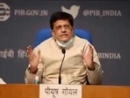 Union railways minister Piyush Goyal. Union railways minister Piyush Goyal.