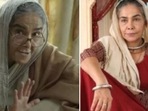 Surekha Sikri is Badhaai Ho (left) and in Balika Vadhu (right). Surekha Sikri is Badhaai Ho (left) and in Balika Vadhu (right).