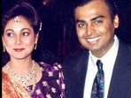 The image shared by Tina Ambani shows her with brother-in-law Mukesh Ambani The image shared by Tina Ambani shows her with brother-in-law Mukesh Ambani