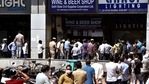 On Monday as soon as Delhi chief minister Arvind Kejriwal announced a six-day lockdown a sudden rush of punters was seen outside liquor shops in the national capital with long queues. (ANI Photo) On Monday as soon as Delhi chief minister Arvind Kejriwal announced a six-day lockdown a sudden rush of punters was seen outside liquor shops in the national capital with long queues. (ANI Photo)