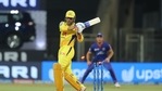 MS Dhoni during IPL 2021.(PTI) MS Dhoni during IPL 2021.(PTI)