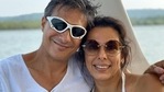 Pooja Bedi and Maneck Contractor. Pooja Bedi and Maneck Contractor.