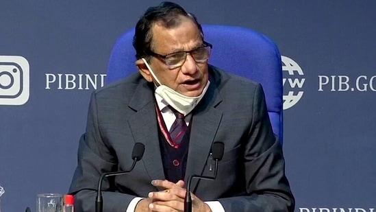 Niti Aayog member Dr VK Paul.(ANI)