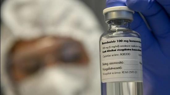 A bottle containing remdesivir. (File photo) A bottle containing remdesivir. (File photo)