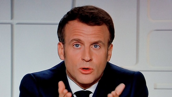 Macron was driven around a poverty-wracked part of the southern city in a police car where he spoke to officers and observed drug-dealing spots. (AFP) Macron was driven around a poverty-wracked part of the southern city in a police car where he spoke to officers and observed drug-dealing spots. (AFP)
