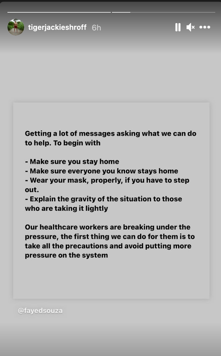 Tiger's Instagram post. Tiger's Instagram post.