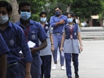 The order came on a day when chief minister Arvind Kejriwal announced a week-long curfew in Delhi to tackle the spread of Covid-19. The order came on a day when chief minister Arvind Kejriwal announced a week-long curfew in Delhi to tackle the spread of Covid-19.