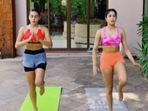 Sara Ali Khan and Janhvi Kapoor workout together in the Maldives.