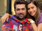 Aamna Sharif with her husband Amit Kapoor.