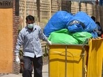 Representational: Central Pollution Control Board (CPCB) guidelines for the management of Covid-19 biomedical waste says refuse from patients’ houses must be collected daily, in colour-coded and sealed bags, to prevent any spread of infection. (FILE PHOTO) Representational: Central Pollution Control Board (CPCB) guidelines for the management of Covid-19 biomedical waste says refuse from patients’ houses must be collected daily, in colour-coded and sealed bags, to prevent any spread of infection. (FILE PHOTO)