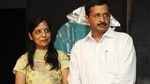 Delhi CM Arvind Kejriwal's wife Sunita Kejriwal on Tuesday tested positive for Covid-19.(File photo) Delhi CM Arvind Kejriwal's wife Sunita Kejriwal on Tuesday tested positive for Covid-19.(File photo)