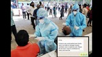 The image shows doctors taking samples for Covid-19 tests.(File Photo) The image shows doctors taking samples for Covid-19 tests.(File Photo)