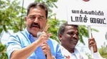 Kamal Hassan’s Makkal Needhi Maiam is set to contest the local bodies elections in Tamil Nadu in a bid to carve out its own political space.(PTI) Kamal Hassan’s Makkal Needhi Maiam is set to contest the local bodies elections in Tamil Nadu in a bid to carve out its own political space.(PTI)
