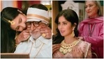 Katrina Kaif in an ad with Amitabh Bachchan and Jaya. Katrina Kaif in an ad with Amitabh Bachchan and Jaya.
