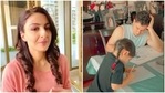 Soha Ali Khan shared a video of Kunal Kemmu and their daughter Inaaya Naumi Kemmu. Soha Ali Khan shared a video of Kunal Kemmu and their daughter Inaaya Naumi Kemmu.