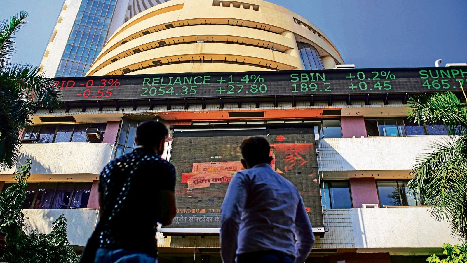 Sensex Jumps Points To In Early Trade Nifty Above Hindustan Times