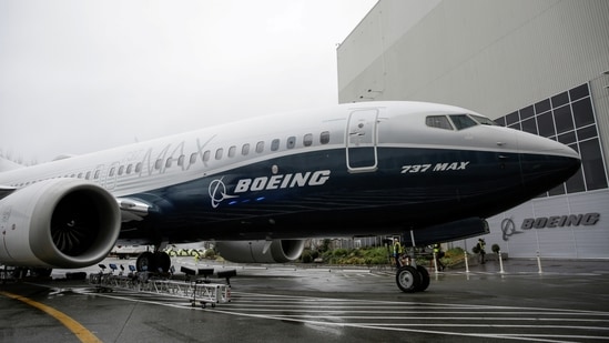 The first Boeing 737 MAX 7 is unveiled in Renton, Washington, US. (Reuters File Photo)