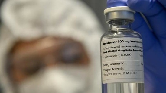 A bottle containing remdesivir. (File photo) (HT_PRINT) A bottle containing remdesivir. (File photo) (HT_PRINT)