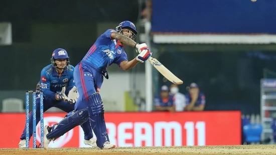 Shikhar Dhawan kept DC chase steady.(IPL)