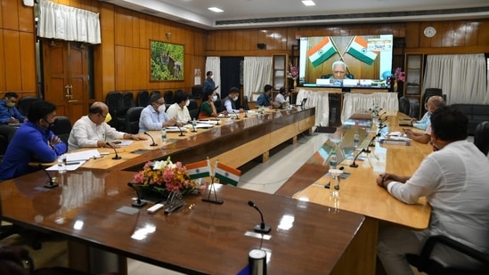 Earlier on Tuesday, an all-party meeting took place to discuss the Covid-19 situation in the state. (Twitter/@mla_sudhakar) Earlier on Tuesday, an all-party meeting took place to discuss the Covid-19 situation in the state. (Twitter/@mla_sudhakar)
