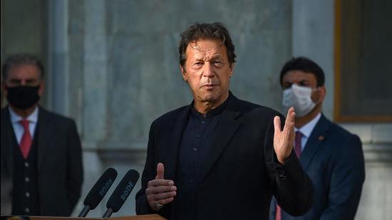 Pakistan Prime Minister Imran Khan had hoped a fight over cartoons of the Prophet Mohammed would result in an easy win -- placating the ultra conservative quarters at home, while being hailed as a defender of Islam abroad. The gamble seems to have backfired spectacularly. (AFP) Pakistan Prime Minister Imran Khan had hoped a fight over cartoons of the Prophet Mohammed would result in an easy win -- placating the ultra conservative quarters at home, while being hailed as a defender of Islam abroad. The gamble seems to have backfired spectacularly. (AFP)