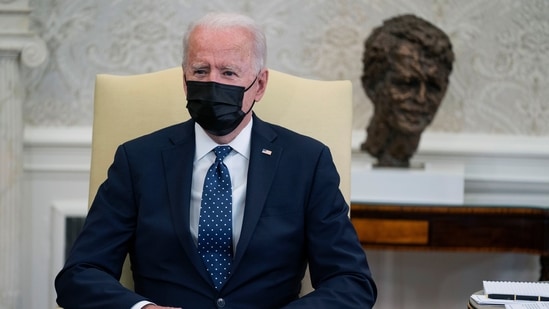 President Joe Biden has repeatedly denounced Floyd's death but had previously stopped short of weighing in on the trial itself. (AP) President Joe Biden has repeatedly denounced Floyd's death but had previously stopped short of weighing in on the trial itself. (AP)