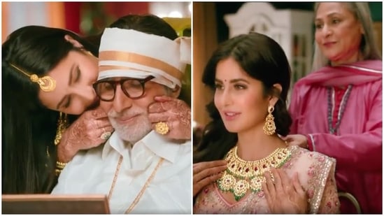 Karina Kaif Xxx - Katrina Kaif, Amitabh Bachchan and Jaya Bachchan come together for  emotional new ad. Watch | Bollywood - Hindustan Times