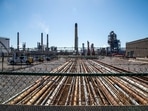 General view of the Imperial Oil refinery in Canada 