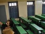 "Colleges and universities in the state capital have been asked to shut down till May 3 except for those that are hosting state board examinations," Tynsong told reporters after a review meeting on the COVID-19 situation chaired by Chief Minister Conrad K Sangma. "Colleges and universities in the state capital have been asked to shut down till May 3 except for those that are hosting state board examinations," Tynsong told reporters after a review meeting on the COVID-19 situation chaired by Chief Minister Conrad K Sangma.