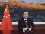 President Xi Jinping delivers a keynote speech via video for the opening ceremony of the Boao Forum for Asia (BFA) Annual Conference, in Beijing. (AP) President Xi Jinping delivers a keynote speech via video for the opening ceremony of the Boao Forum for Asia (BFA) Annual Conference, in Beijing. (AP)