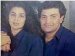 Neetu Kapoor with late Rishi Kapoor in olden times. Neetu Kapoor with late Rishi Kapoor in olden times.