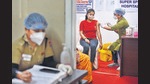 Covid-19 vaccination for all adults above 18 to begin in a liberalised and accelerated Phase 3 strategy from May 1. (Photo: Raj K Raj/HT PHOTO) Covid-19 vaccination for all adults above 18 to begin in a liberalised and accelerated Phase 3 strategy from May 1. (Photo: Raj K Raj/HT PHOTO)