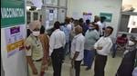 Local at the vaccination counter at civil surgeon office in Ludhiana on Tuesday, April 20. (Gurpreet Singh/Hindustan Times) Local at the vaccination counter at civil surgeon office in Ludhiana on Tuesday, April 20. (Gurpreet Singh/Hindustan Times)