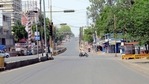 Bhopal: City streets wear a deserted look during weekend lockdown to curb COVID-19 cases in Bhopal, on Sunday, April 18, 2021. (PTI) Bhopal: City streets wear a deserted look during weekend lockdown to curb COVID-19 cases in Bhopal, on Sunday, April 18, 2021. (PTI)