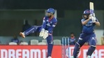 Rohit Sharma Captain of Mumbai Indians plays a shot during match 13 of the Indian Premier League 2021 between the Delhi Capitals and the Mumbai Indians, at the M. A. Chidambaram Stadium, Chennai, Tuesday April 20, 2021.(PTI) Rohit Sharma Captain of Mumbai Indians plays a shot during match 13 of the Indian Premier League 2021 between the Delhi Capitals and the Mumbai Indians, at the M. A. Chidambaram Stadium, Chennai, Tuesday April 20, 2021.(PTI)