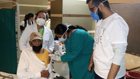 Congress said the modified vaccine policy might lead to unhealthy price bidding in the absence of price ceiling. (Manoj Dhaka/HT representative image) Congress said the modified vaccine policy might lead to unhealthy price bidding in the absence of price ceiling. (Manoj Dhaka/HT representative image)
