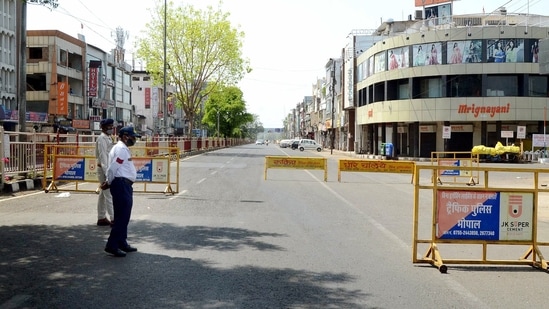 A deserted view of a road during curfew due to a surge in COVID-19 cases, in Bhopal. (ANI / File Photo) A deserted view of a road during curfew due to a surge in COVID-19 cases, in Bhopal. (ANI / File Photo)