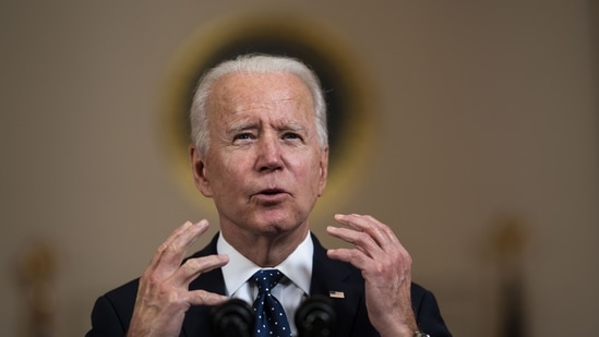 US President Joe Biden's $2.3 trillion infrastructure plan does not call for phasing out gasoline-powered passenger vehicles. (Bloomberg) US President Joe Biden's $2.3 trillion infrastructure plan does not call for phasing out gasoline-powered passenger vehicles. (Bloomberg)