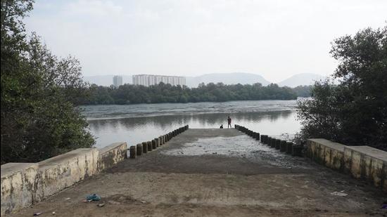 Thane- In a similar instance a few months back, the source of the foul smell was traced to a plant in Navi Mumbai along the creek. Thane- In a similar instance a few months back, the source of the foul smell was traced to a plant in Navi Mumbai along the creek.