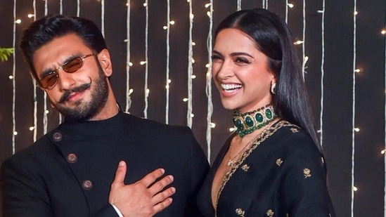 Ranveer Singh and Deepika Padukone are all smiles for the cameras
