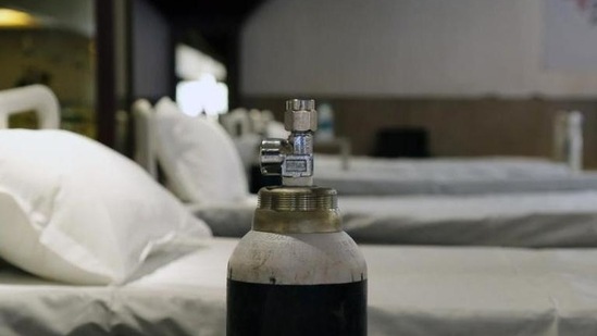 Demand for medical oxygen rocketed fivefold in the second week of April. Liquid medical oxygen or LMO is a crucial medical requirement for the treatment of covid patients. (Bloomberg file photo) Demand for medical oxygen rocketed fivefold in the second week of April. Liquid medical oxygen or LMO is a crucial medical requirement for the treatment of covid patients. (Bloomberg file photo)