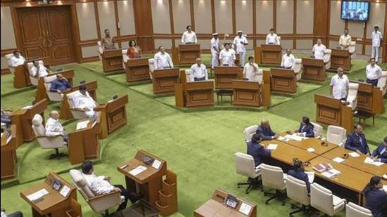 Goa Congress chief Chodankar’s complaint attempts to challenge ex-party MLAs claim that they duly merged with the BJP. Goa Congress chief Chodankar’s complaint attempts to challenge ex-party MLAs claim that they duly merged with the BJP.
