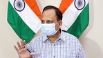 Delhi Health Minister, Satyendar Jain, addresses a press conference, in New Delhi on Tuesday. (ANI Photo) Delhi Health Minister, Satyendar Jain, addresses a press conference, in New Delhi on Tuesday. (ANI Photo)