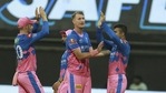 Chris Morris celebrates during match 12 of the Indian Premier League 2021 between the Chennai Super Kings and the Rajasthan Royals, at the Wankhede Stadium in Mumbai,(PTI) Chris Morris celebrates during match 12 of the Indian Premier League 2021 between the Chennai Super Kings and the Rajasthan Royals, at the Wankhede Stadium in Mumbai,(PTI)