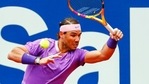 Rafael Nadal returns the ball to Ilya Ivashka of Belarus during the Godo tennis tournament in Barcelona,(AP) Rafael Nadal returns the ball to Ilya Ivashka of Belarus during the Godo tennis tournament in Barcelona,(AP)