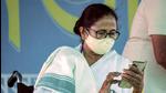 West Bengal Chief Minister Mamata Banerjee cancelled all her prescheduled election meetings on Thursday and announced that she would reach out to the voters virtually ahead of the last two phases of polls in Bengal. (PTI PHOTO.) West Bengal Chief Minister Mamata Banerjee cancelled all her prescheduled election meetings on Thursday and announced that she would reach out to the voters virtually ahead of the last two phases of polls in Bengal. (PTI PHOTO.)
