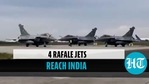 Fifth batch of Rafale fighter aircraft arrive in India from France Fifth batch of Rafale fighter aircraft arrive in India from France