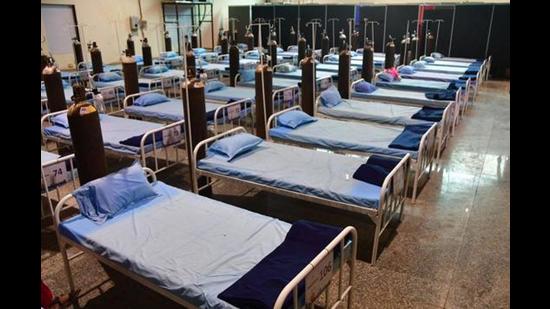 Amid the sharp increase in Covid-19 cases in the last month, Chandigarh is staring at a shortage of beds. (HT File Photo)